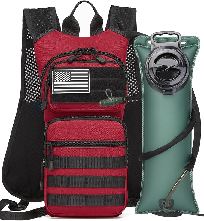 Insulated Hydration Pack Hiking Water Backpack Running Vest with 3L TPU Bladder Bag for Marathon Cycling Men