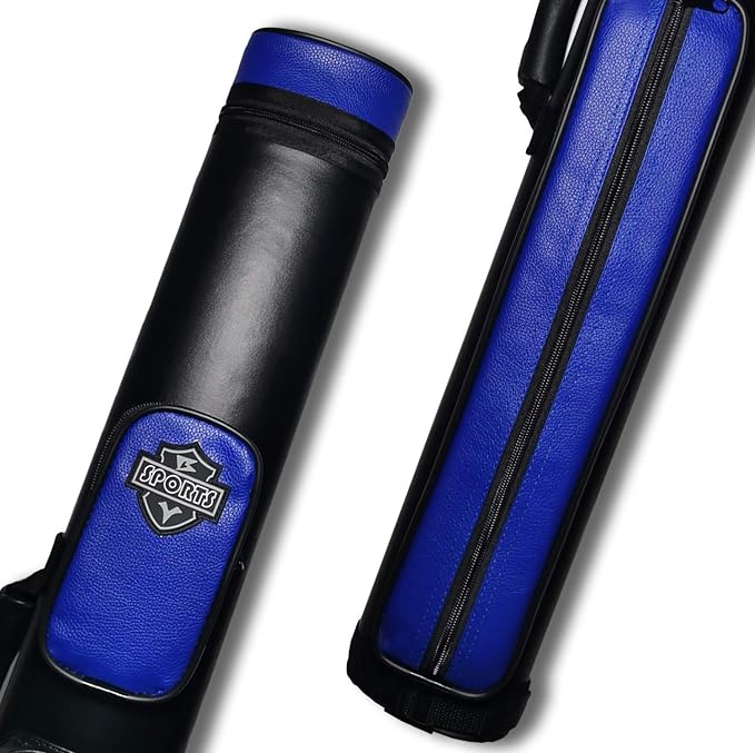 2x2 Hard cue case Oval Pool Cue Billiard Stick Carrying Case