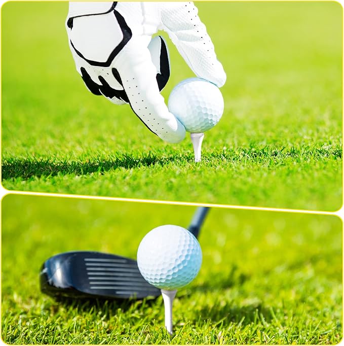 Vinsot 1000 Pcs Golf Tees Bulk 3-1/4'' Wooden Tees for Driving Range, Golf Club Accessories for Men Dad
