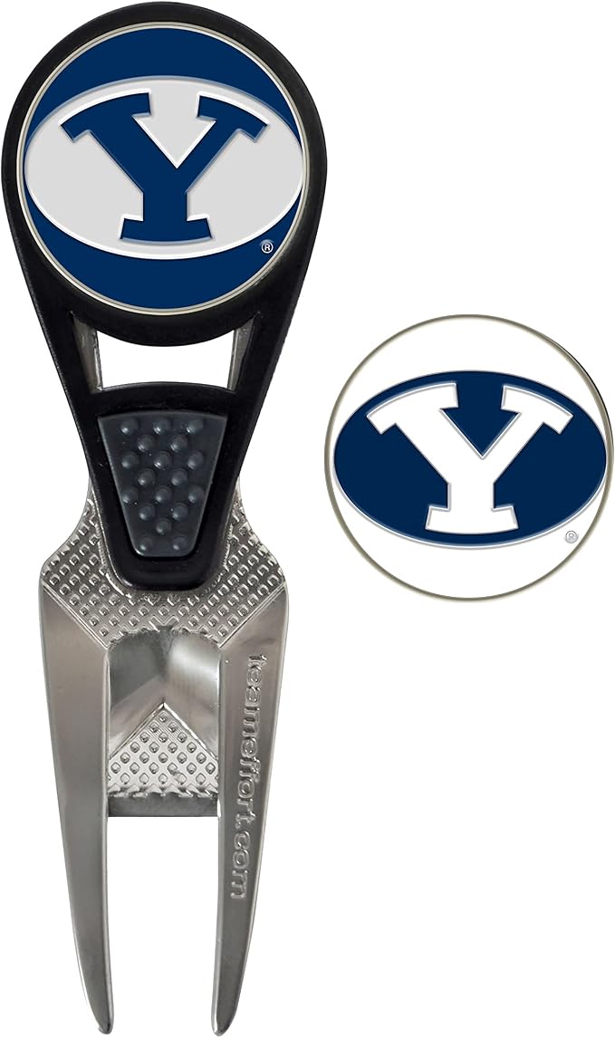 Team Effort Collegiate CVX Ball Mark Repair Tool & 2 Ball Markers