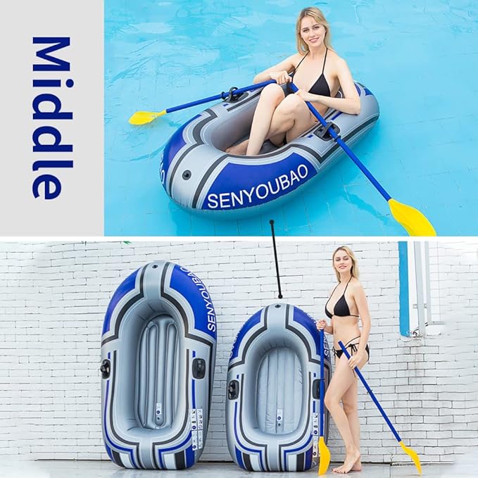 BESTHLS Inflatable Boat,Swimming Pool and Lake Inflatable Boat