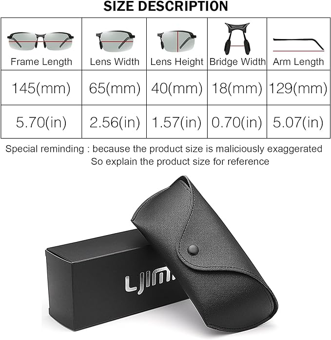 YIMI Polarized Photochromic Driving z87 Sunglasses For Men Women Day and Night safety glasses
