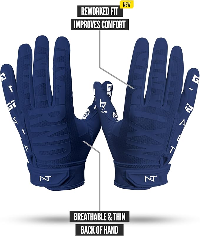 Nxtrnd G2 Pro Football Gloves, Men's Ultra Sticky Elite Receiver Gloves