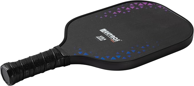 Strike Pickleball Paddle, 13mm T700 Carbon Fiber, Durable Textured Surface for Power and Spin, USAPA Approved Pickleball Paddle, Lightweight Design for Beginners & Intermediate Players, Black