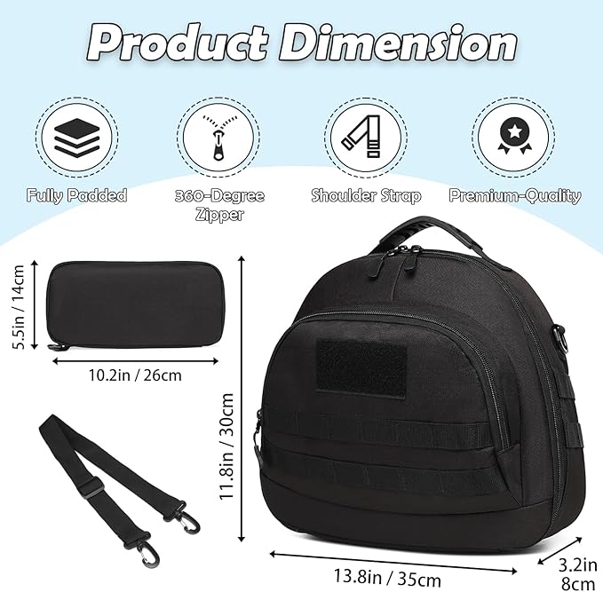 Scuba Regulator Bag - Tactical Style Diving Regulator Protective Bags Protecting and Storage Diving Gear with Adjustable Shoulder Strap