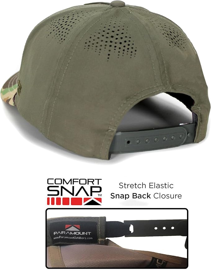Paramount Outdoors Sporting Hat Collection for Men Hunting and Fishing Caps with ComfortSnap