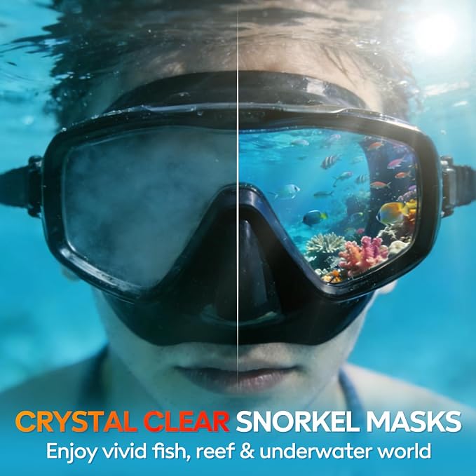 Anti Fog Spray for Swim Goggles, Snorkel Mask & Scuba Masks, Reef Safe & Long-Lasting Defogger for Swimming, Diving, Snorkeling, Skiing, Paintball, Motorcycling - 2 fl oz