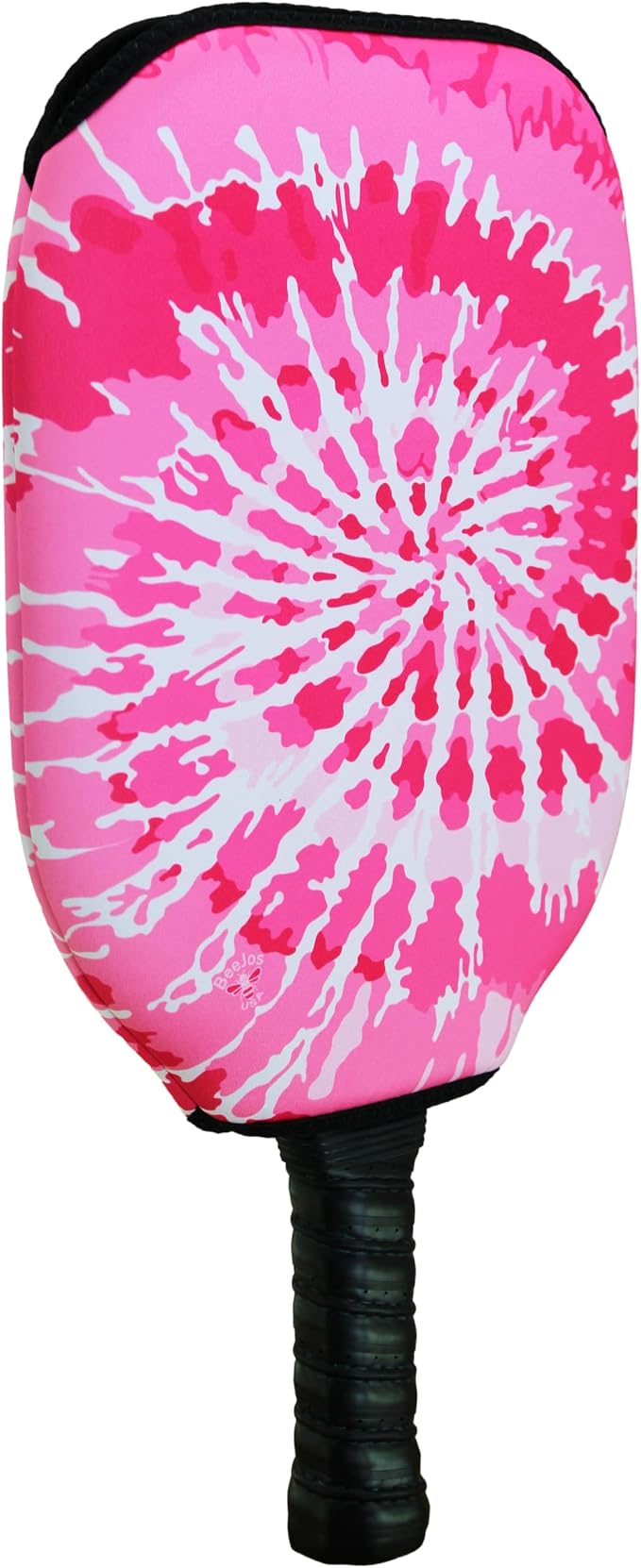 BeeJos Spirl Tie-Dye: Premium Slip-On Pickleball Paddle Cover-Fits Standard Size Paddles-Zipperless (Paddle not Included) Handmade in USA