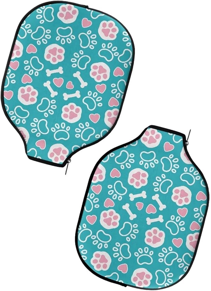 Pickleball Paddle Covers, Fits Standard Pickleball Racquets, Durable Zippered Paddle Cover Universal 8.6 x 11.4Inch
