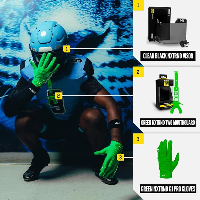 Nxtrnd G1 Pro Men's Football Gloves, Adult Sticky Receiver Gloves