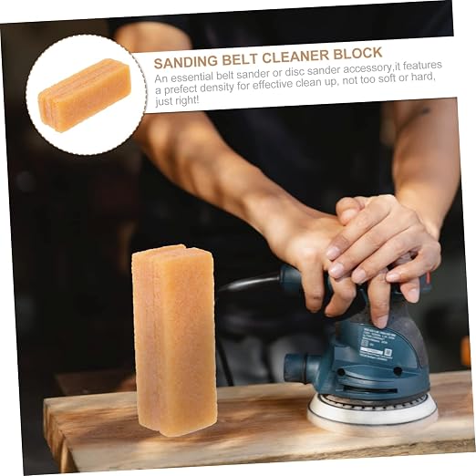 BESPORTBLE 3pcs Abrasive Belt Cleaner Block Natural Rubber Eraser for Skateboards Sanding Discs Grip Tape Cleaning Tool for Removing Dust Glue Compact