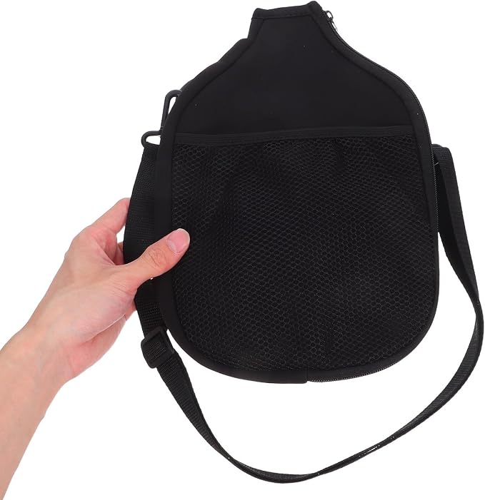2pcs Tennis Racket Bag Set with Neoprene Protective Covers, Oxford Cloth Wear-resistant Material, Mesh Pocket Storage, and Shoulder Strap for Trips the Court and Rainy Days