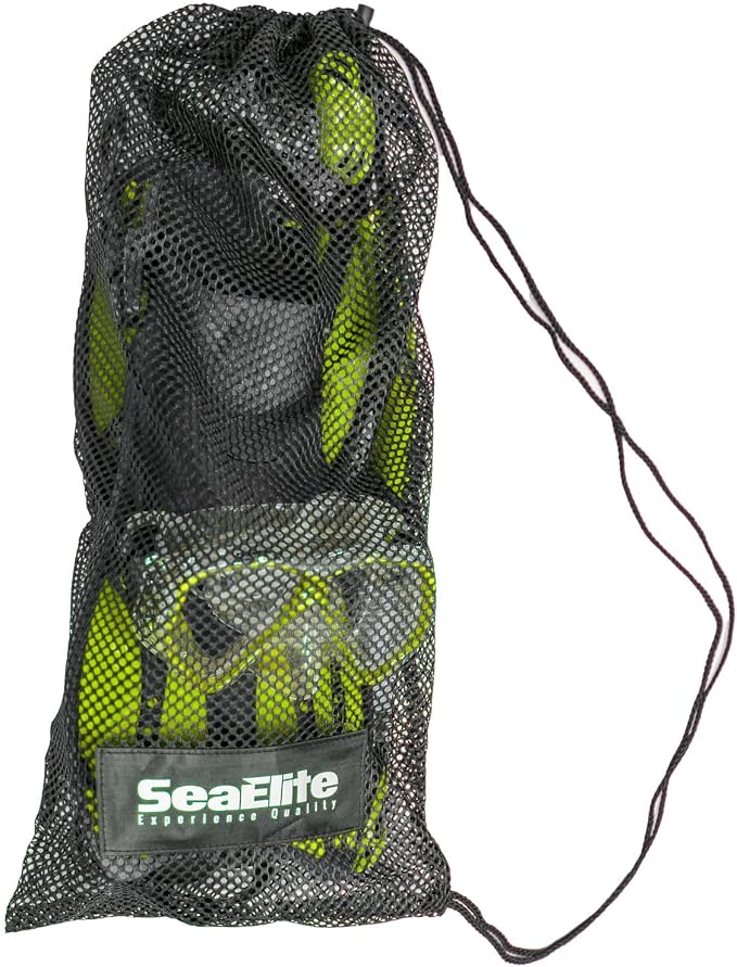 Sea Elite Starter Mask, Fin and Snorkel Package Two-Lens