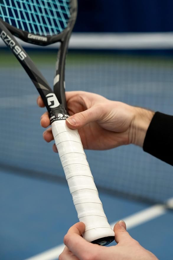 Gamma Sports PureTac Tennis Overgrip, Extra Tacky Racquet OG, Moisture Absorbent, Packs Available, Superior Playability, Racket, Pickleball, Platform, Badminton, Paddle