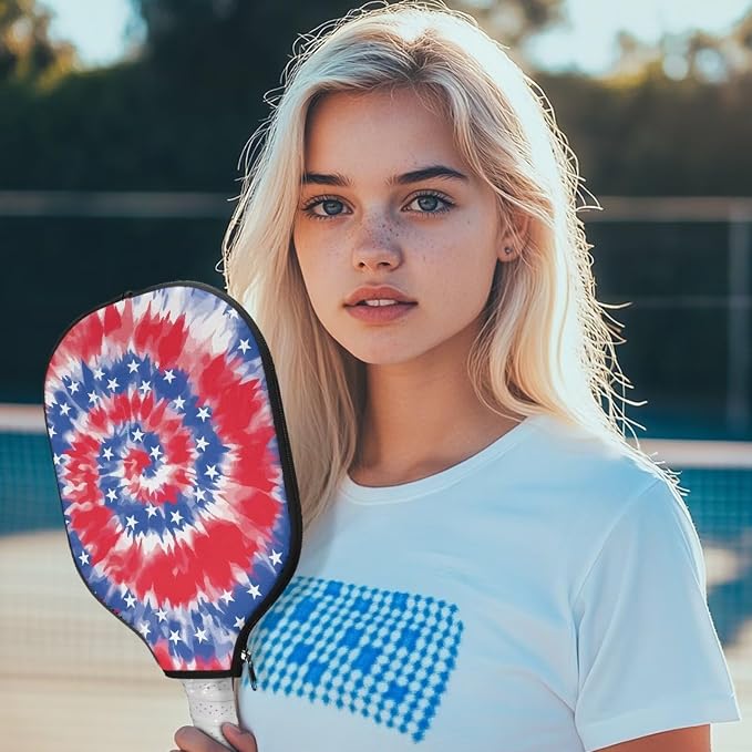 Pickleball Paddle Covers Only for Men and Women Zipper Closure Protection and Decoration