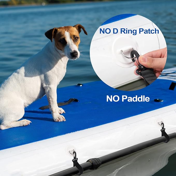 Jevrench Upgraded Kayak Paddle Holder, Board Accessories, Inflatable Boat Storage, Set of 6 Clip Holders