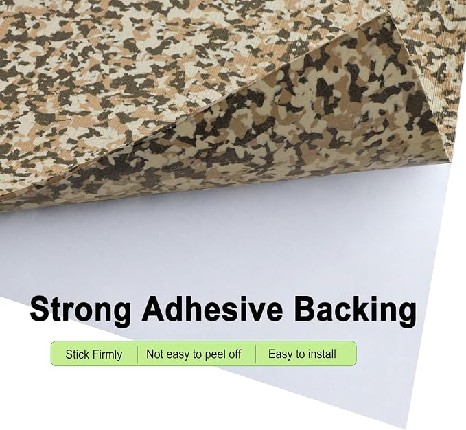 Boat Flooring EVA Foam Boat Decking Sheet Self Adhesive Marine Flooring Brushed Camo Marine Carpet for Boats Yacht Kayak Decking Cushioning Cooler Seating Helm Pad Swimming RV Golf Cart Non Slip Pad
