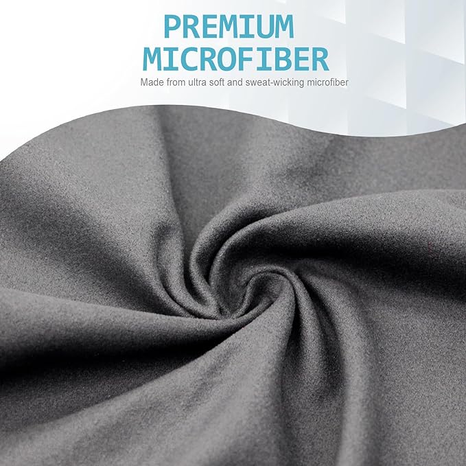 Quick Dry Camping Towel Grey| Quick Dry Camping Towel Light Grey (Bundle)