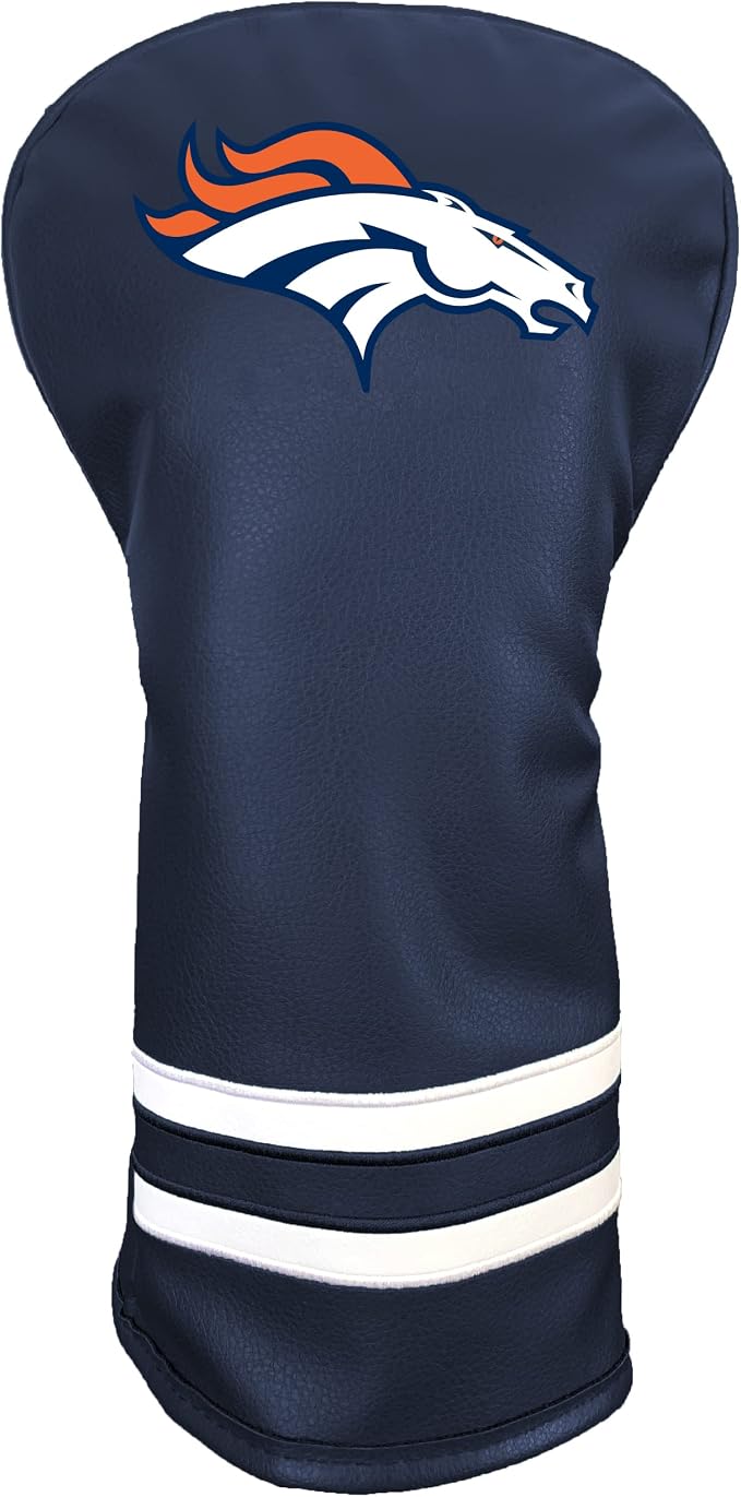 Team Golf NFL Vintage Driver Golf Club Headcover (Printed), Form Fitting Design, Retro Design with Fleece Lining for Extra Club Protection