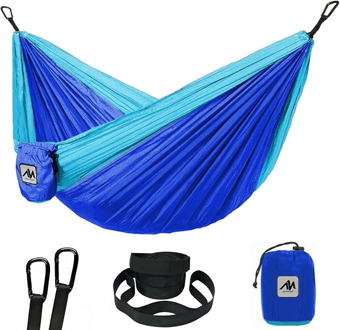 ayamaya Kids Camping Hammock, Small Outdoor Hammock Gifts for Children Girls Boys, Ultralight Kids Camping Gear with Tree Strap & Carabiners,Sling Swing Hammock for Indoor/Outdoor Use