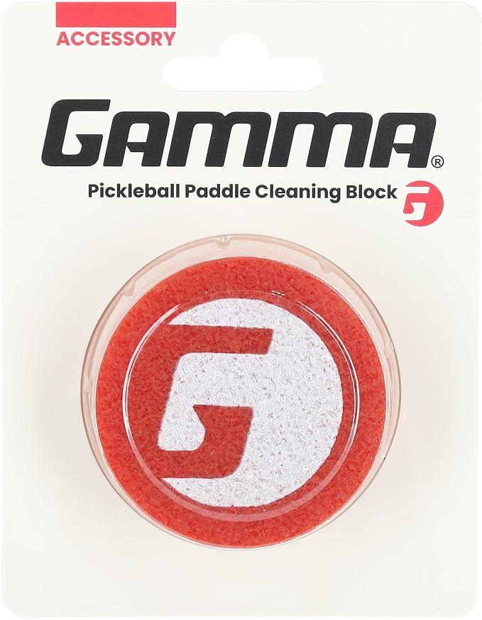 Gamma Pickleball Paddle Cleaner Block for Raw Carbon Fiber Pickleball Paddles, Pickleball Paddle Eraser Removes Residue, Dirt, and Grime