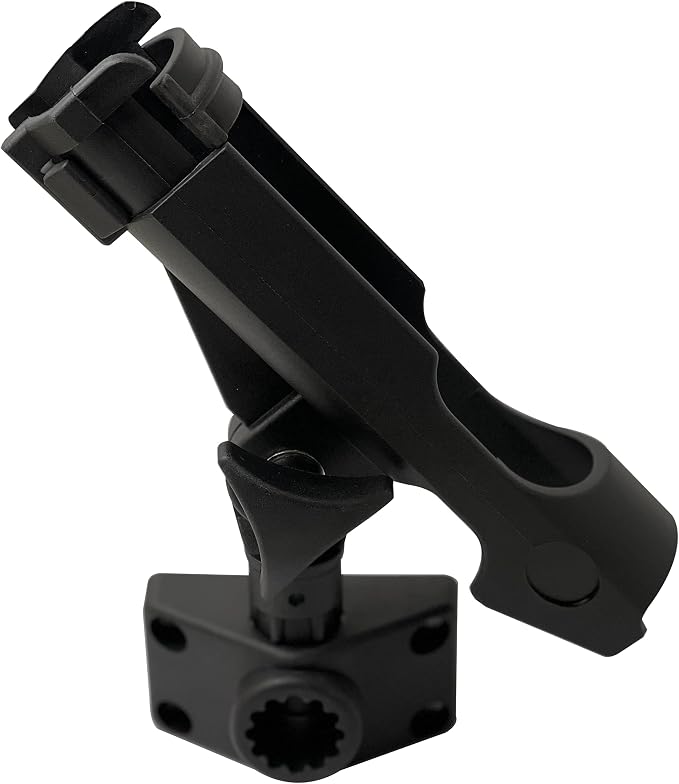 2 Pack Baitcaster/Spinning Rod Holder with Side Deck Mount
