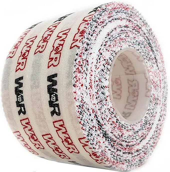 WAR Tape EZ Rip Premium Athletic Medical Sports Tape | No Sticky Residue | 30 ft Rolls | Best for Athletes & Trainers | Ideal for Fingers, Ankles, Wrists, and Equipment | 1.5 Inch (Pack of 6)