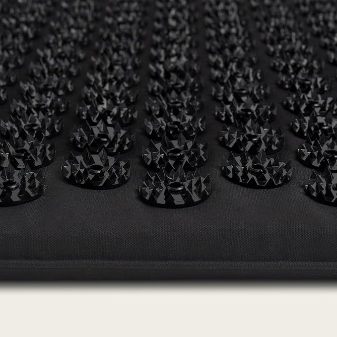 ShaktiMat Premium Acupressure Mat, Level 2 Intensity in Shakti Black, Massage Muscles, Aid Sleep & Unlock Inner Tension | Similar to Acupuncture, No Needles Required