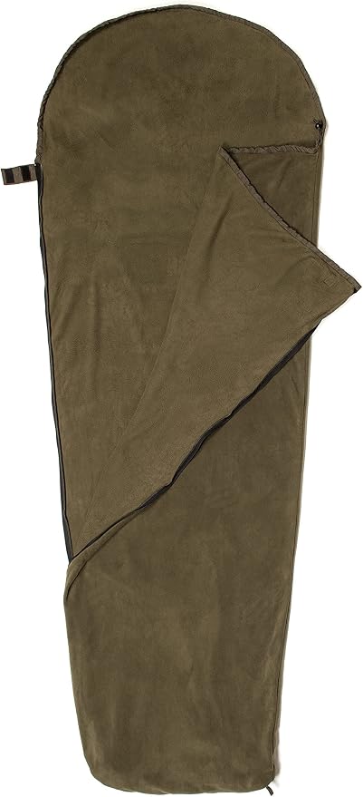 Snugpak Fleece Sleeping Bag Liner with Side Zip