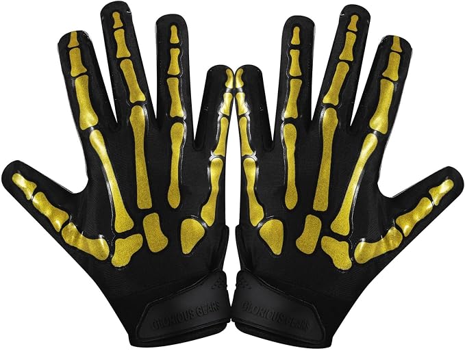 Glorious Traders Adult & Youth Football Gloves - Ultimate Performance Booster with Super Sticky Grip