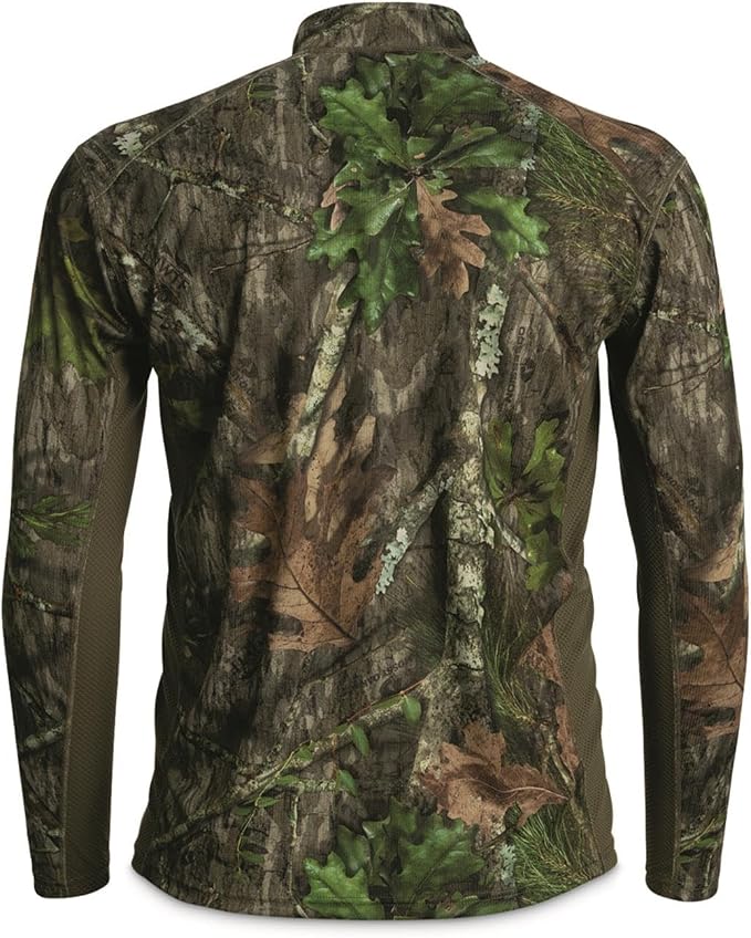 BLOCKER OUTDOORS Finisher Turkey Hunting 1/4 Zip Moisture Wicking Performance Long Sleeve Shirt