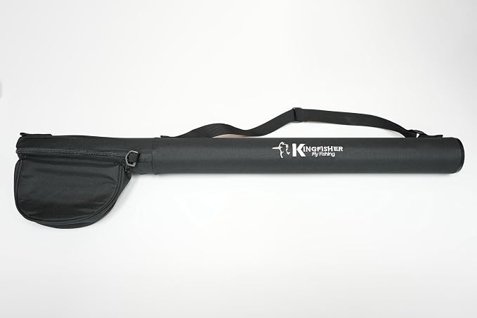 Kingfisher Fly Fishing Fly Rod and Reel Case, Black
