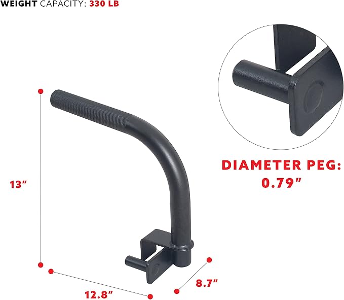 Sunny Health & Fitness Power Cage Squat Rack Upgrade Attachments, Dip Bar, Plate Bar Holder, Belt Squat, J Hook, Lat, Adapter, U Ring, Pull Up Bar, Landmine, Captain's Chair, Tricep Rope For Home Gym