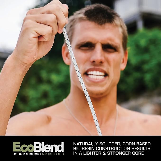FCS All Round Essential Leash | Lightweight & Durable Surf Leash for 2-8ft Waves, in-Cuff Silicone Grip, Easy-Release Tab