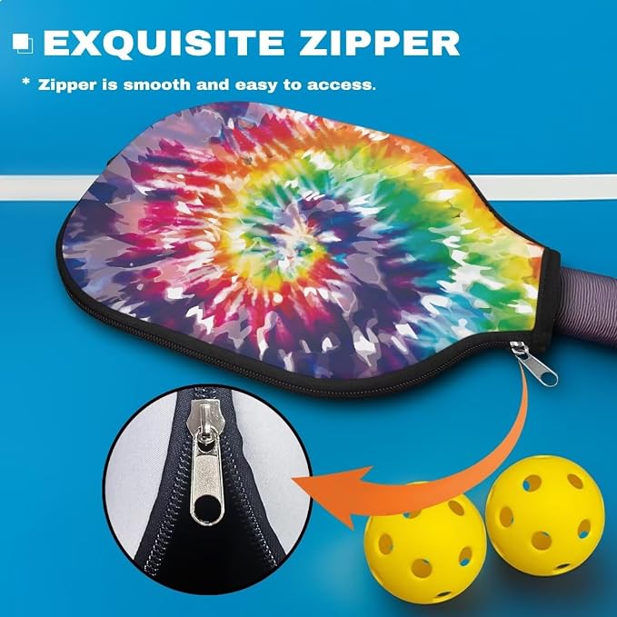 Blue Camo Corgi Pattern Print Pickleball Paddle Covers Only Paddles Holder Sleeve Fits Most Rackets