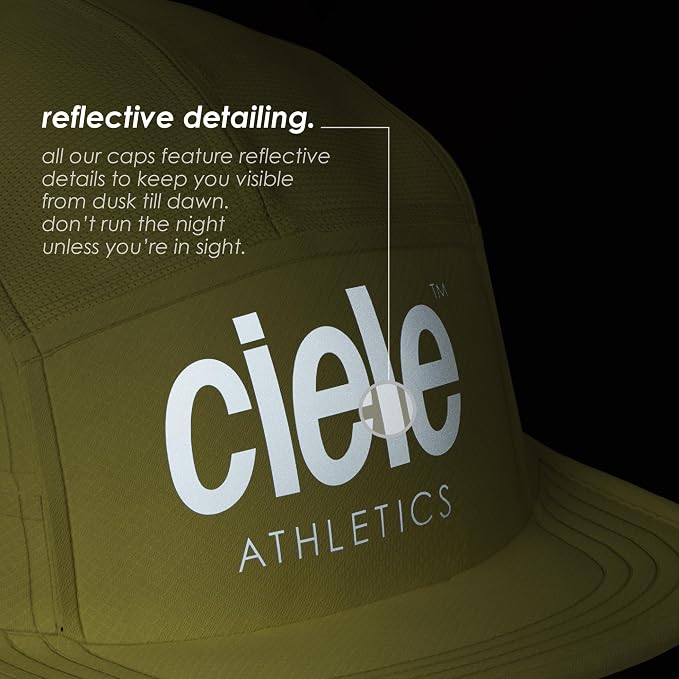Ciele Athletics GOCap - Premium Washable Moisture Wicking Hat with Sun Protection, 5-Panel Knit Running Hat