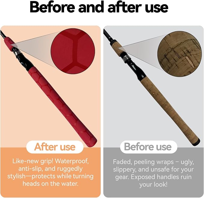 Hex Pattern Handle Heat Shrink for Fishing Rod, Table Tennis Paddle - Sleek, Multiple Colors (30mm Dia. x 1.6m Long, Brown)