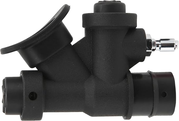 Scuba Choice Scuba Diving Universal BCD 45-Degree Oral Power Inflator - Compatible with 1" Flex Hose - Easy Replacement - Durable Design (Black) Made in USA