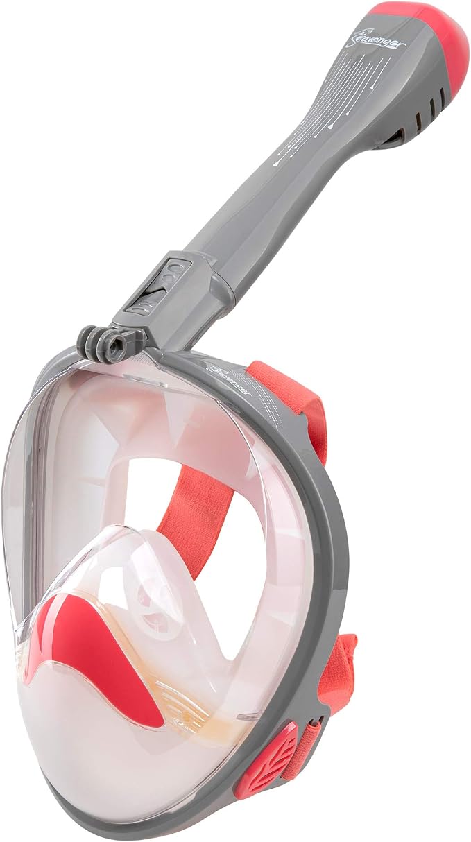 Seavenger Nautilus Full Face Snorkel Mask with New Breathing System