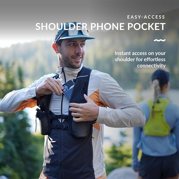 Water Buffalo Hydration Running Vest - Quiver Hydration Vest - Running Hydration Vest with Dual Water Bottles - Lightweight Water Backpack for Running,