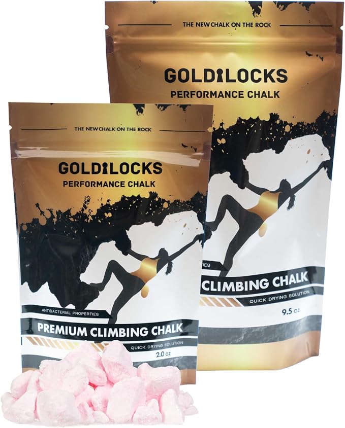 Goldilocks Chunky Chalk for Rock Climbing, Crossfit, Weight Training, Gymnastics, & More - Parent