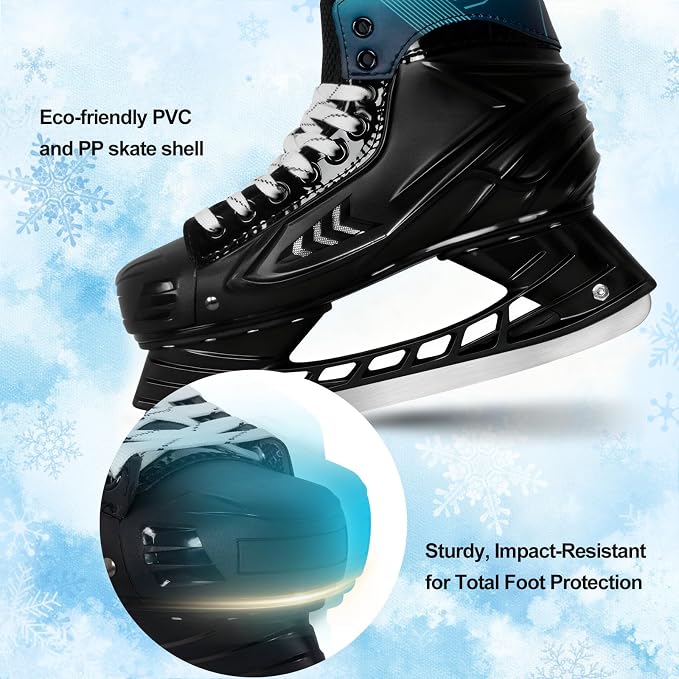 Nattork Ice Hockey Skates and Ice Skate Blade Guards