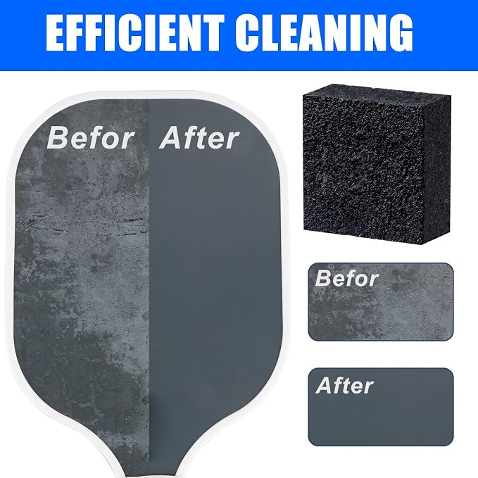 HUANGANG Pickleballs Paddles Cleaning Eraser Pickleballs Paddles Cleaner Dirt Remover Tools For Carbon Fiber Paddles Enduring