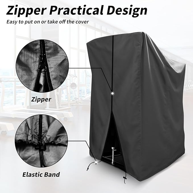 XYZCTEM Treadmill Cover - Dustproof Waterproof Folding Treadmill Cover for Indoor Outdoor Use