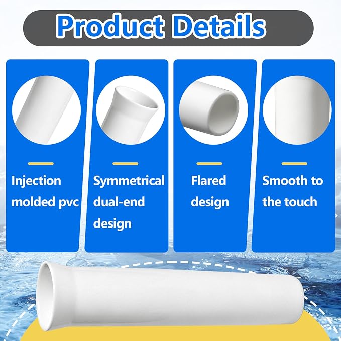 Vinyl Inserts for Fishing Rod Holder, 1-5/8 Inches I.D, 9 Inches Length Fit for Boats, Yachts and Ships