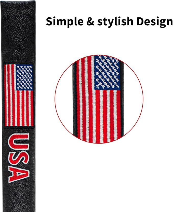 Golf Club Covers for Driver, Fairway, Hybrids - 3 Options - Golf Driver Headcover/Golf Fairway Wood Head Cover/Hybrid Headcover for Men/Women Golfer