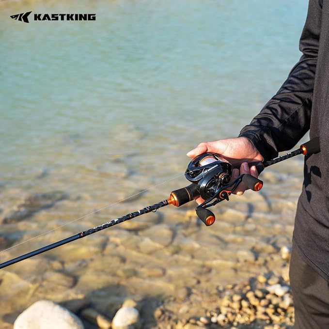 KastKing Zephyr Finesse Fishing Rods | IM6 Graphite, Extra Twin-Tip, 3pc Travel Design, Ultra-Light Lure Casting, Stainless Steel Guides with Zirconium Rings