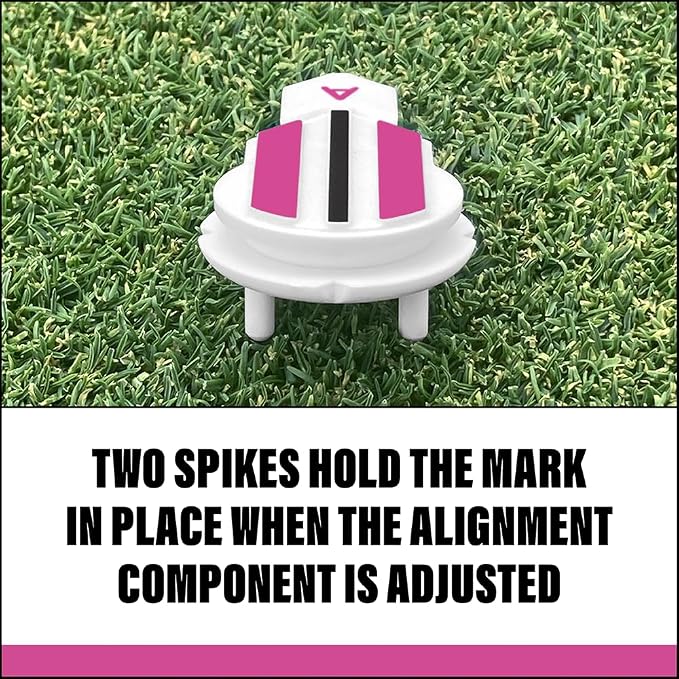 Putting Alignment Aid Tool - Golf Ball Marker - Rotate to Aim - Golf Gift Accessory for Men & Women Golfers - USGA Compliant