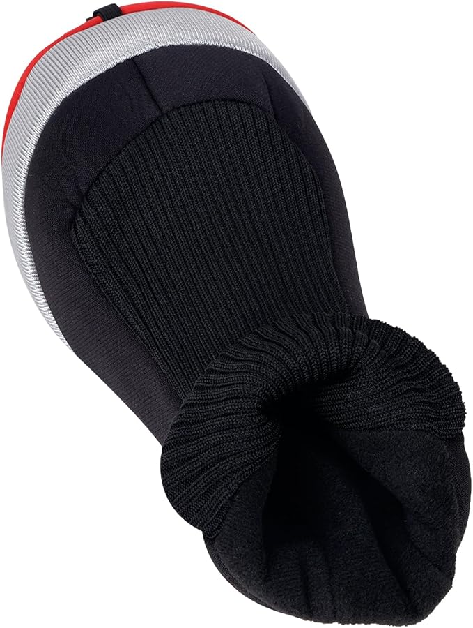 Andux 3pcs/Set Golf 460cc Driver Fairway Wood Club Head Covers | with interchangeable NO. Tags | Mesh Breathable material | Short Neck | Coloured Piping | Pull-On Closure