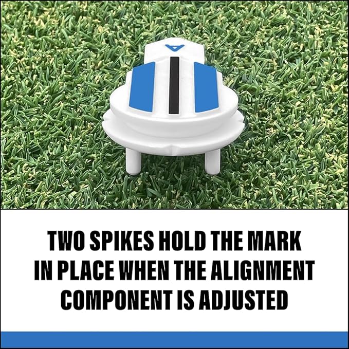 Putting Alignment Aid Tool - Golf Ball Marker - Rotate to Aim - Golf Gift Accessory for Men & Women Golfers - USGA Compliant